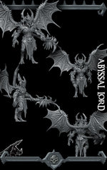 ABYSSAL LORD - Miniature | All Sizes | Dungeons and Dragons | Pathfinder | War Gaming