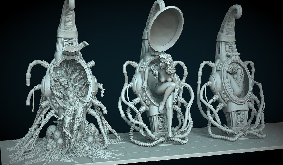 Waking Up To A Nightmare Diorama | Alien | Giger | Xenomorph | Sci Fi
