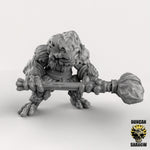 Frog Folk with Great Hammer Resin Miniature for DnD | Tabletop Gaming