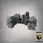 Rocks Curved - Terrain | DnD & Tabletop Games | 28mm