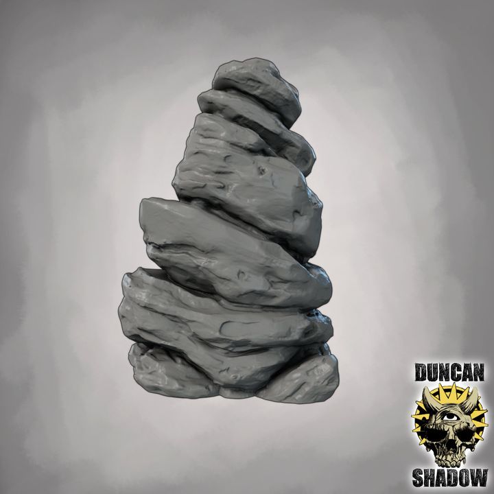 Rocks Scatter Terrain - Terrain | DnD & Tabletop Games | 28mm