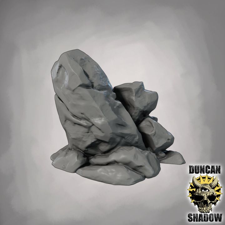 Rocks Scatter Terrain - Terrain | DnD & Tabletop Games | 28mm