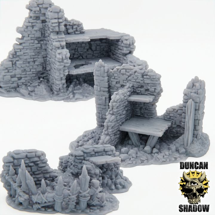 Ruins Terrain - Terrain | DnD & Tabletop Games | 28mm