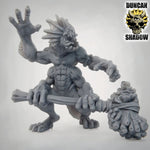Sahuagin Brawlers with Hammers - Resin Mini | DnD & Tabletop | 28mm
