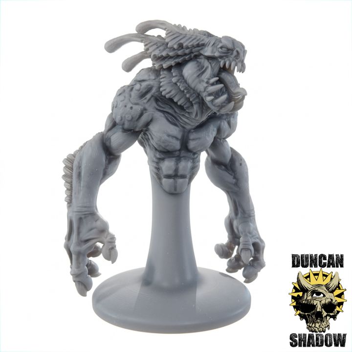 Sahuagin Bust - Display Bust | 1:4 Scale (~70mm)