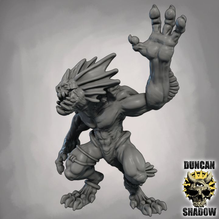 Sahuagin - Resin Miniature for DnD & Tabletop Games | 28mm/32mm