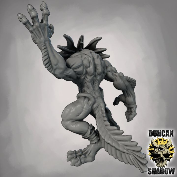 Sahuagin - Resin Miniature for DnD & Tabletop Games | 28mm/32mm