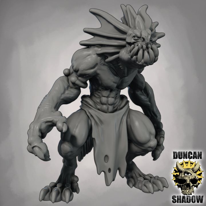 Sahuagin - Resin Miniature for DnD & Tabletop Games | 28mm/32mm