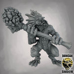 Sahuagin with Hammers - Resin Mini | DnD & Tabletop | 28mm