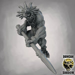 Sahuagin with Spears - Resin Mini | DnD & Tabletop | 28mm