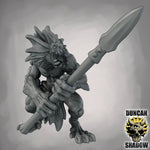 Sahuagin with Spears - Resin Mini | DnD & Tabletop | 28mm