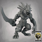 Sahuagin with Swords - Resin Mini | DnD & Tabletop | 28mm