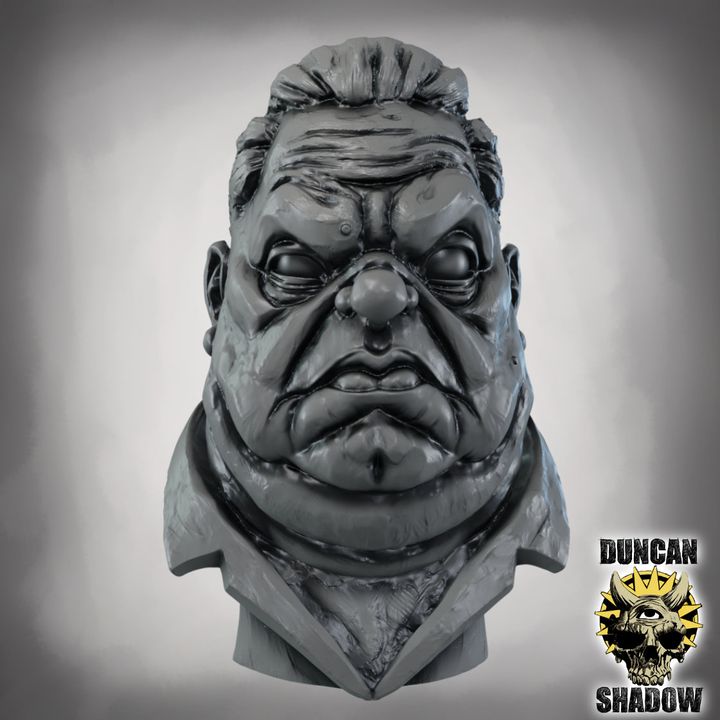 The Fat man, Gangster Bust - Display Bust | 1:4 Scale (~70mm)