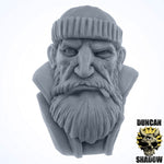 The Fisherman Bust - Display Bust | 1:4 Scale (~70mm)