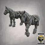 Wagon Small - Resin Miniature for DnD & Tabletop Games | 28mm/32mm