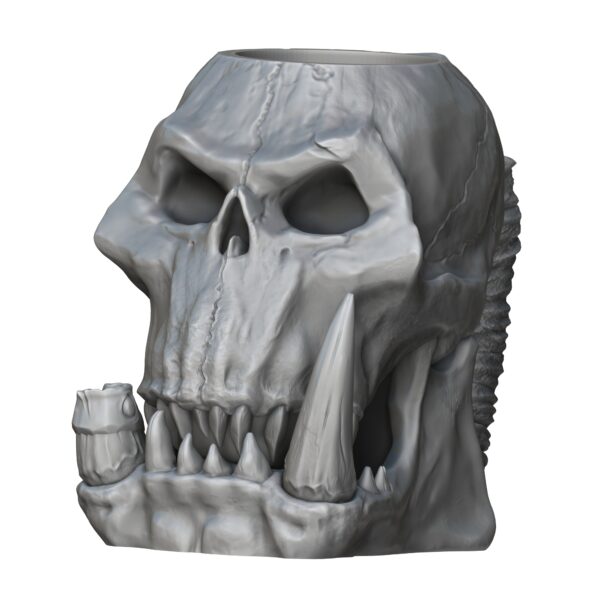 The Orc Skull Themed Mythic Mug with FREE Insert/Riser