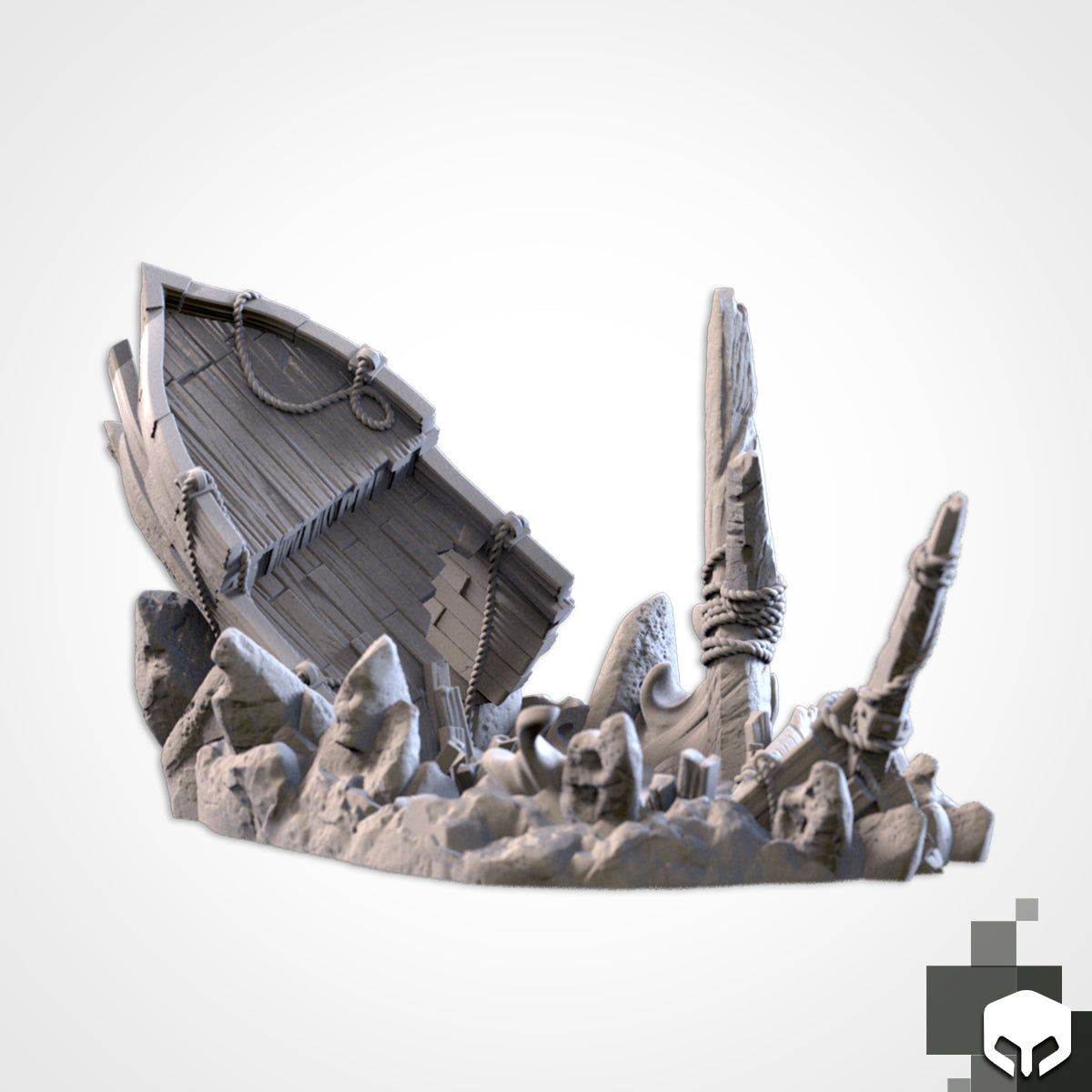 The Game of Destiny - 'Crashed Ship' Dice Tower