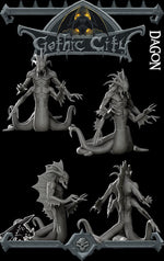 Dagon - EPIC Sized Statue | Dungeons and dragons | Cthulhu Mythos| Pathfinder | War Gaming