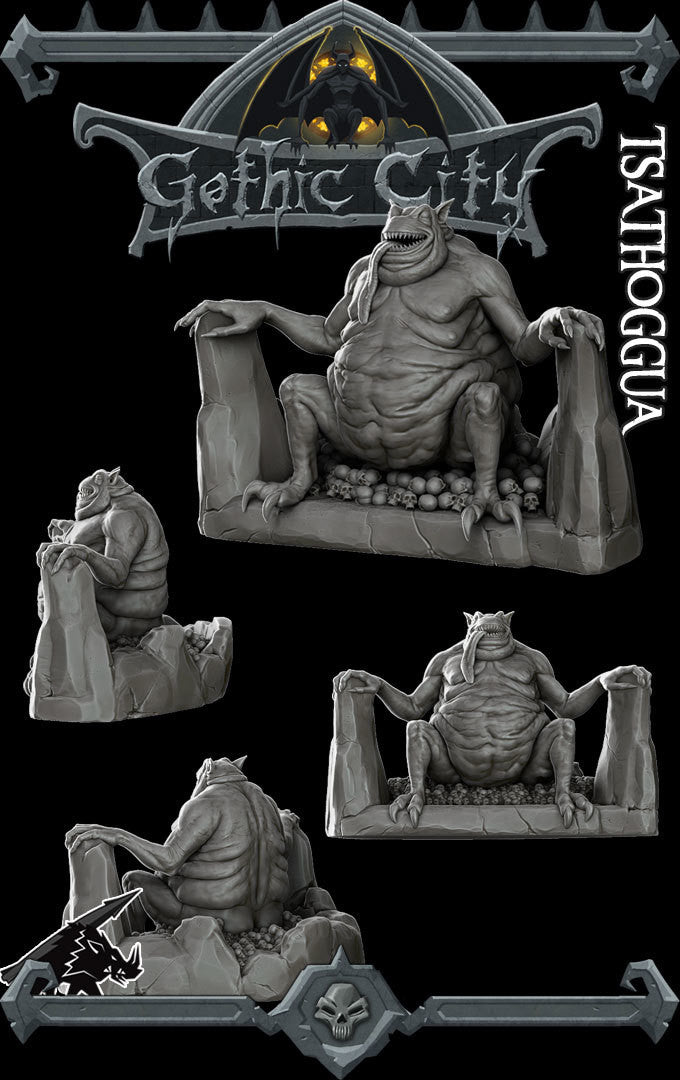 Tsathoggua Statue - EPIC Diorama | Lovecraft | Cthulhu Mythos