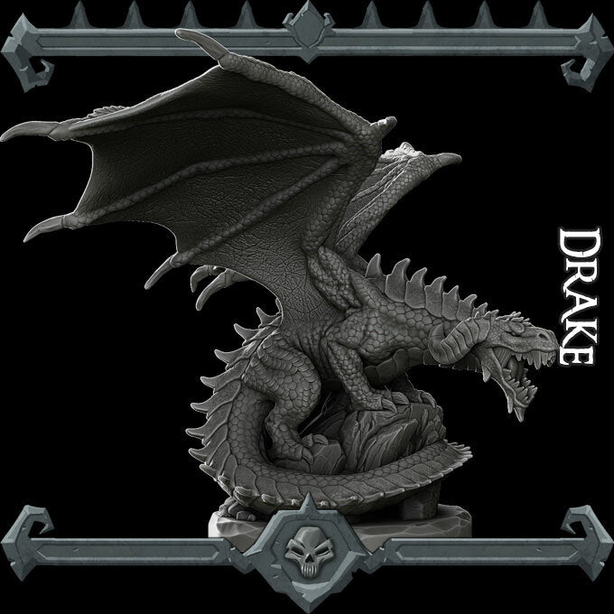 DRAKE - Model | Dungeons and dragons | Cthulhu | Pathfinder | War Gaming