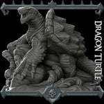DRAGON TURTLE - Miniature | Dungeons and dragons | Cthulhu | Pathfinder | War Gaming