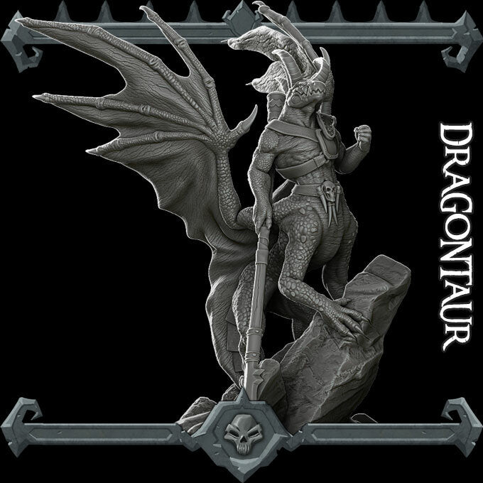 DRAGONTAUR - Miniature | All Sizes | Dungeons and Dragons | Pathfinder | War Gaming