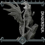 DRAGONTAUR - Miniature | All Sizes | Dungeons and Dragons | Pathfinder | War Gaming