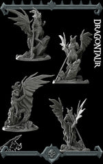 DRAGONTAUR - Miniature | All Sizes | Dungeons and Dragons | Pathfinder | War Gaming