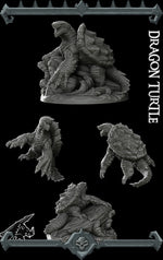 DRAGON TURTLE - Miniature | Dungeons and dragons | Cthulhu | Pathfinder | War Gaming
