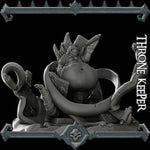 THRONE KEEPER - Miniature | All Sizes | Dungeons and Dragons | Pathfinder | War Gaming