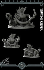 THRONE KEEPER - Miniature | All Sizes | Dungeons and Dragons | Pathfinder | War Gaming