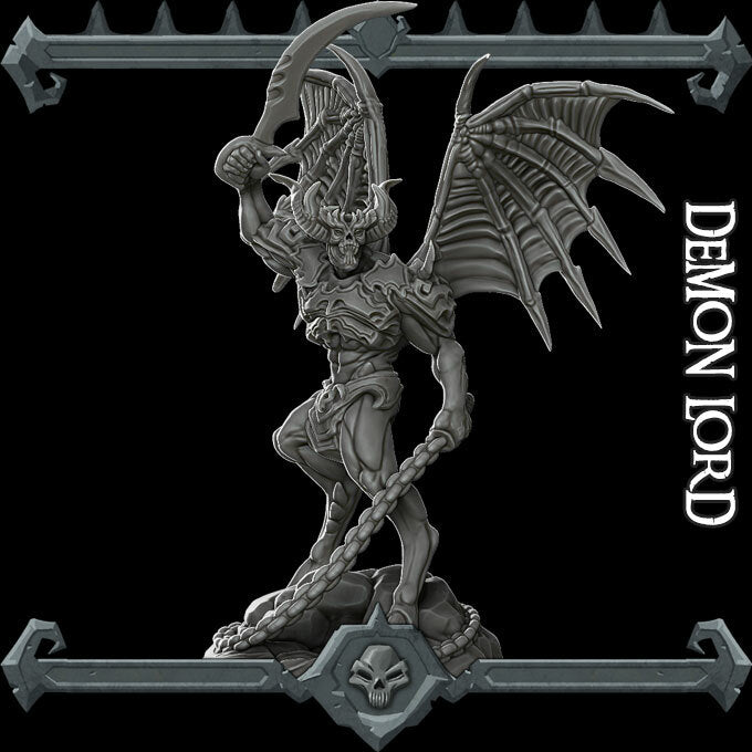 DEMON LORD - Miniature | All Sizes | Dungeons and Dragons | Pathfinder | War Gaming