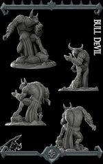 BULL DEVIL - Miniature | All Sizes | Dungeons and Dragons | Pathfinder | War Gaming