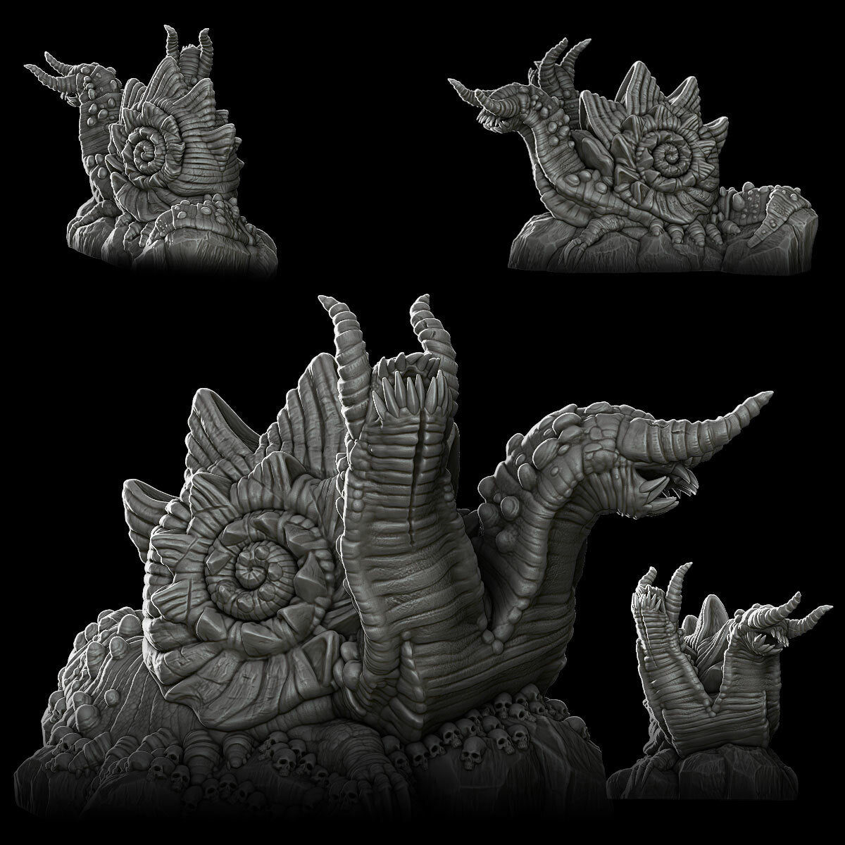 FORTRESS SLUG - Miniature | Dungeons and dragons | Cthulhu | Pathfinder | War Gaming