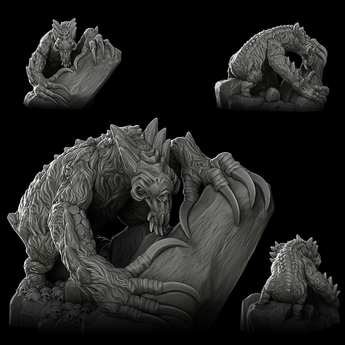 SPINEBACK SLOTH - Miniature | Dungeons and dragons | Cthulhu | Pathfinder | War Gaming