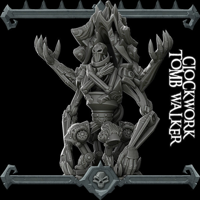 CLOCKWORK TOMB WALKER - Miniature | Dungeons and dragons | Cthulhu | Pathfinder | War Gaming