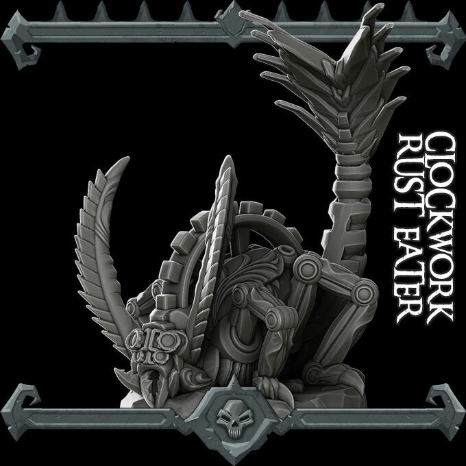 CLOCKWORK RUST EATER- Miniature | All Sizes | Dungeons and Dragons | Pathfinder | War Gaming