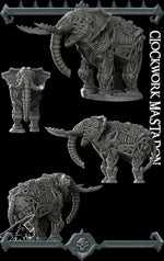 CLOCKWORK MASTADON - Miniature | All Sizes | Dungeons and Dragons | Pathfinder | War Gaming