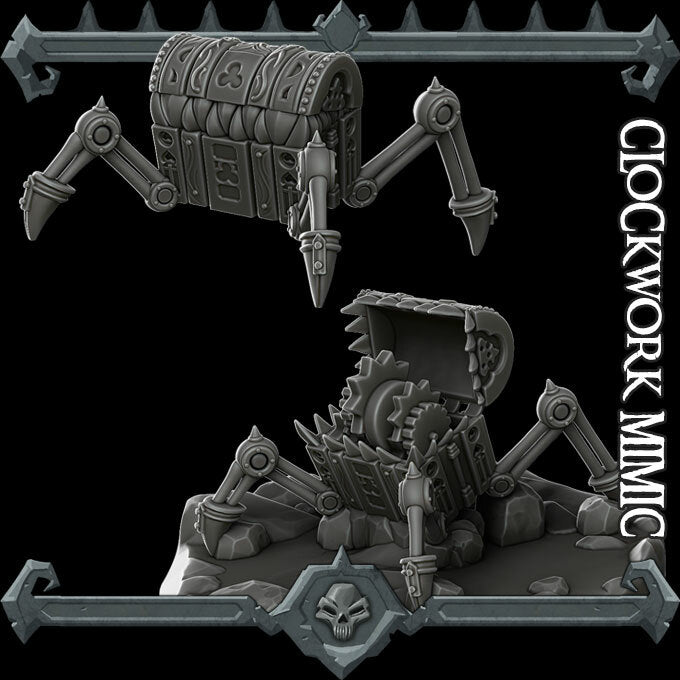 CLOCKWORK MIMIC- Miniature - Dungeons and dragons | Cthulhu | Pathfinder | War Gaming