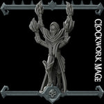 CLOCKWORK MAGE- Miniature | All Sizes | Dungeons and Dragons | Pathfinder | War Gaming
