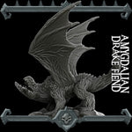 AMYGDALIAN DRAKE FIEND- Miniature | Dungeons and dragons | Cthulhu | Pathfinder | War Gaming