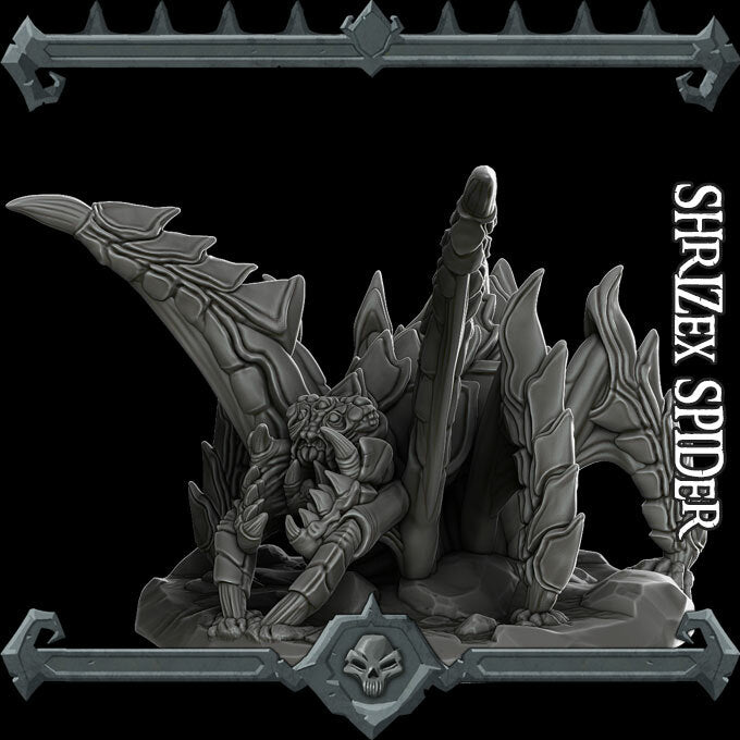 SHRIZEX SPIDER- Miniature | All Sizes | Dungeons and Dragons | Pathfinder | War Gaming
