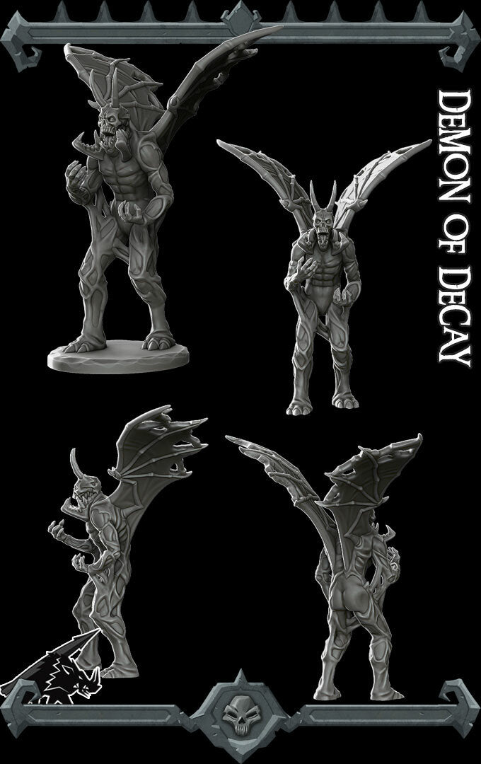 DEMON OF DECAY - Miniature | Dungeons and dragons | Cthulhu | Pathfinder | War Gaming