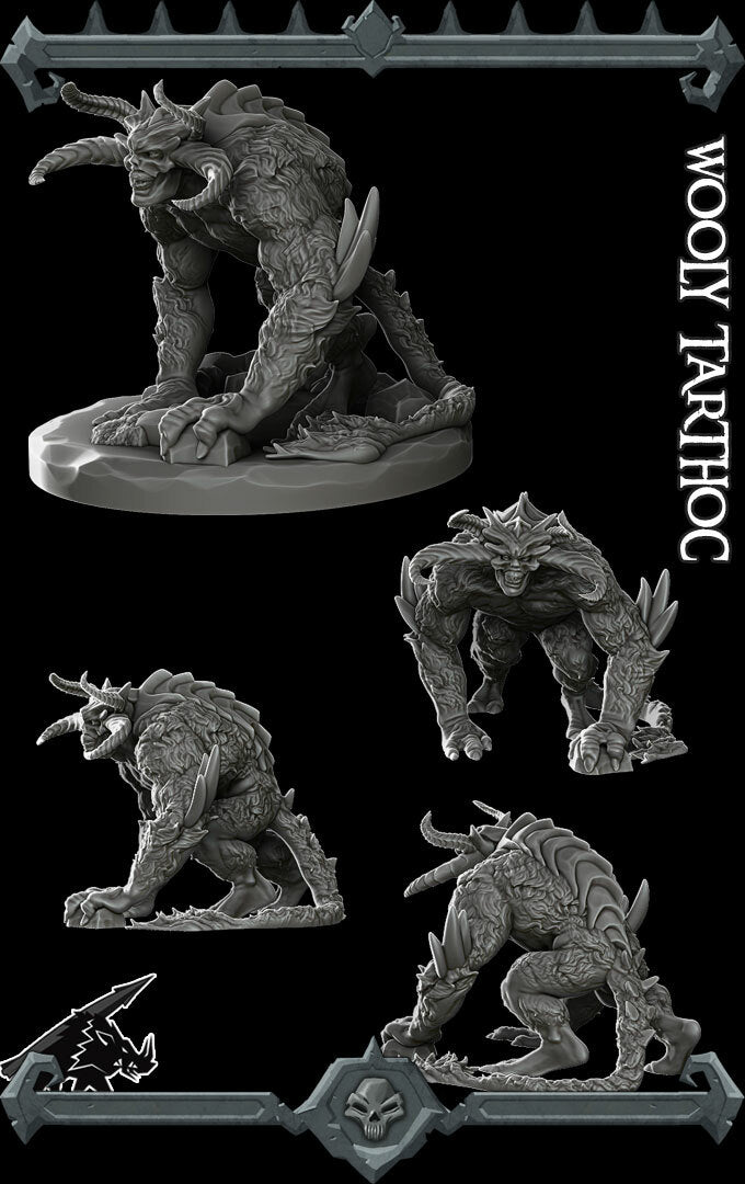 WOOLY TARTHOC - Miniature | Dungeons and dragons | Cthulhu | Pathfinder | War Gaming