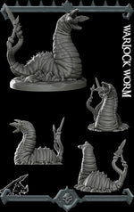 WARLOCK WORM - Miniature | Dungeons and dragons | Cthulhu | Pathfinder | War Gaming