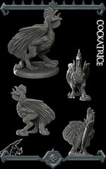 COCKATRICE - Miniature Model | All Sizes | Dungeons and Dragons | Pathfinder | War Gaming