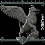 HAWK SPHINX - Miniature | All Sizes | Dungeons and Dragons | Pathfinder | War Gaming