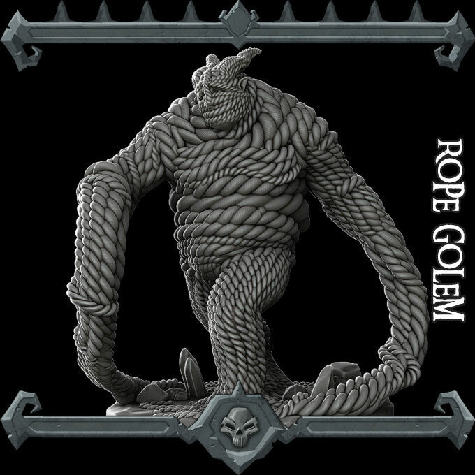 ROPE GOLEM - Miniature | All Sizes | Dungeons and Dragons | Pathfinder | War Gaming
