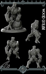 WOOD GOLEM - Miniature Model | All Sizes | Dungeons and Dragons | Pathfinder | War Gaming