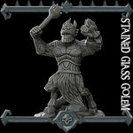 STAINED GLASS GOLEM - Miniature | All Sizes | Dungeons and Dragons | Pathfinder | War Gaming